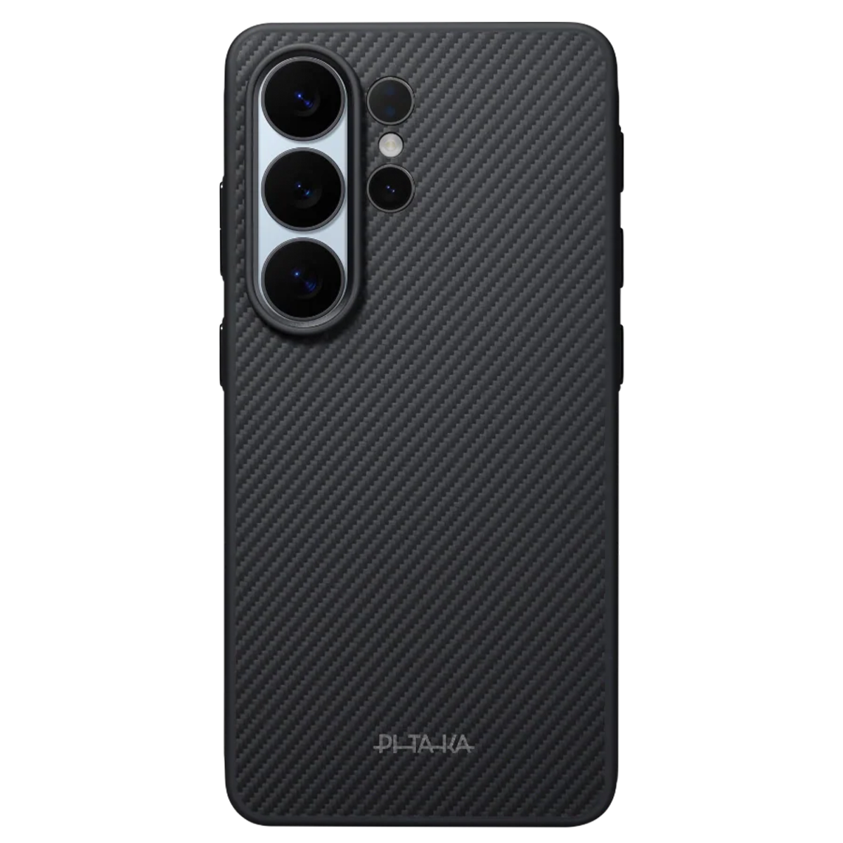 Чехол Pitaka Aramid ProGuard Case with Aaron Button for Samsung Galaxy S26 Ultra - 600D Black/Grey [Twill] (PBS2601U)