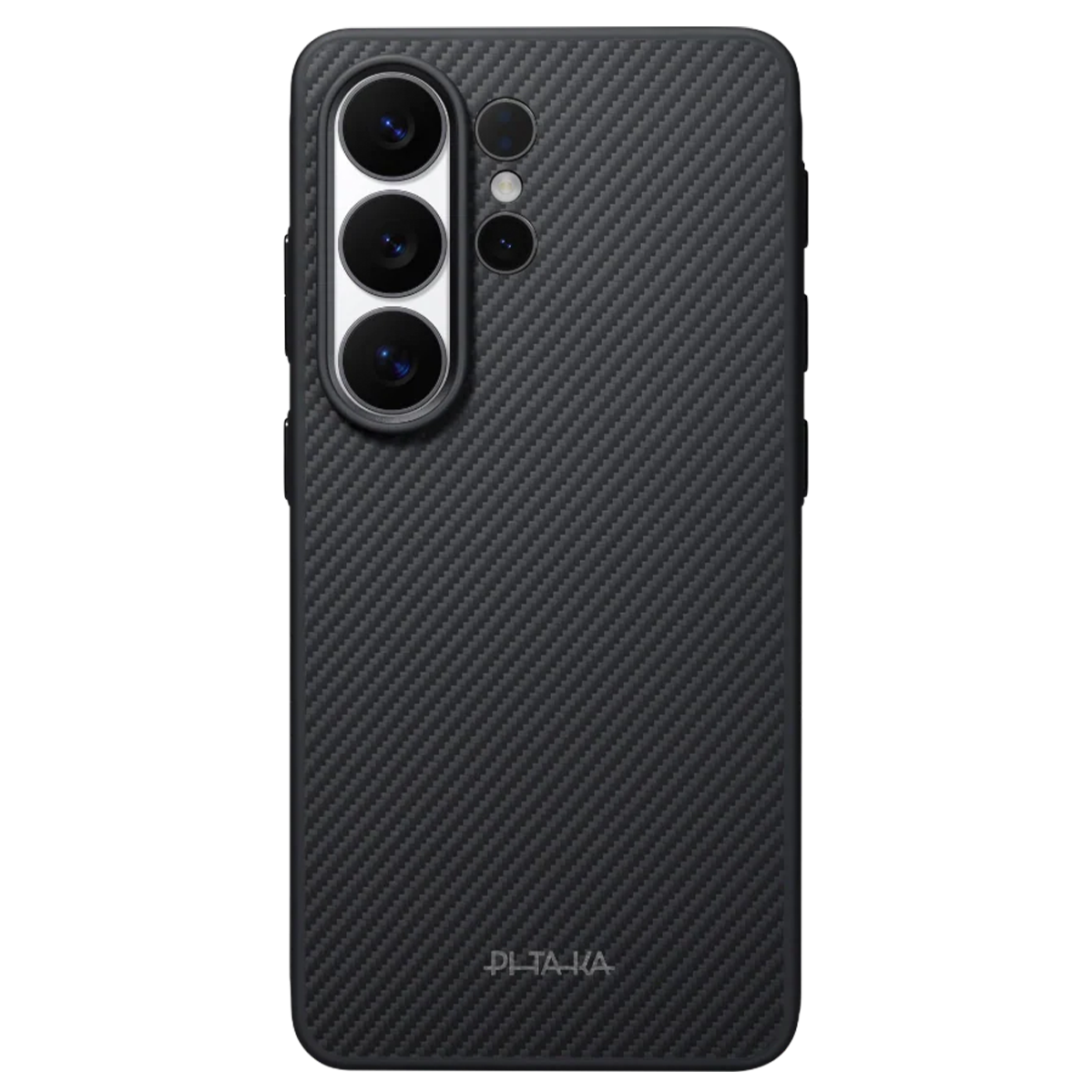 Чехол Pitaka Aramid ProGuard Case with Aaron Button for Samsung Galaxy S26 Ultra - 600D Black/Grey [Twill] (PBS2601U)