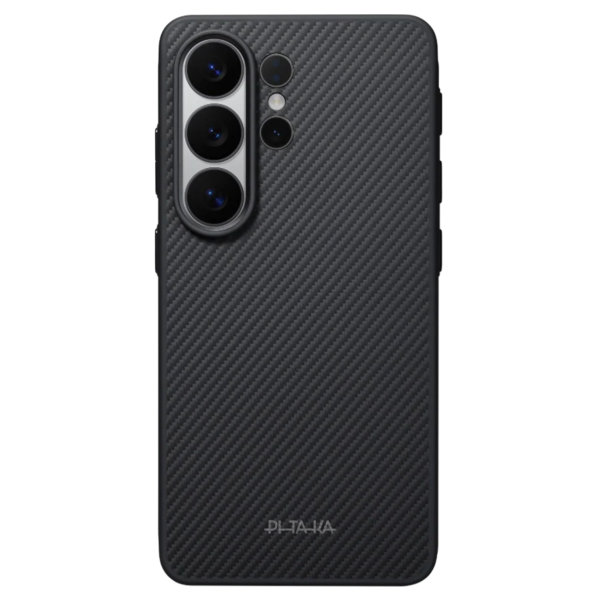 Чехол Pitaka Aramid ProGuard Case with Aaron Button for Samsung Galaxy S26 Ultra - 600D Black/Grey [Twill] (PBS2601U)