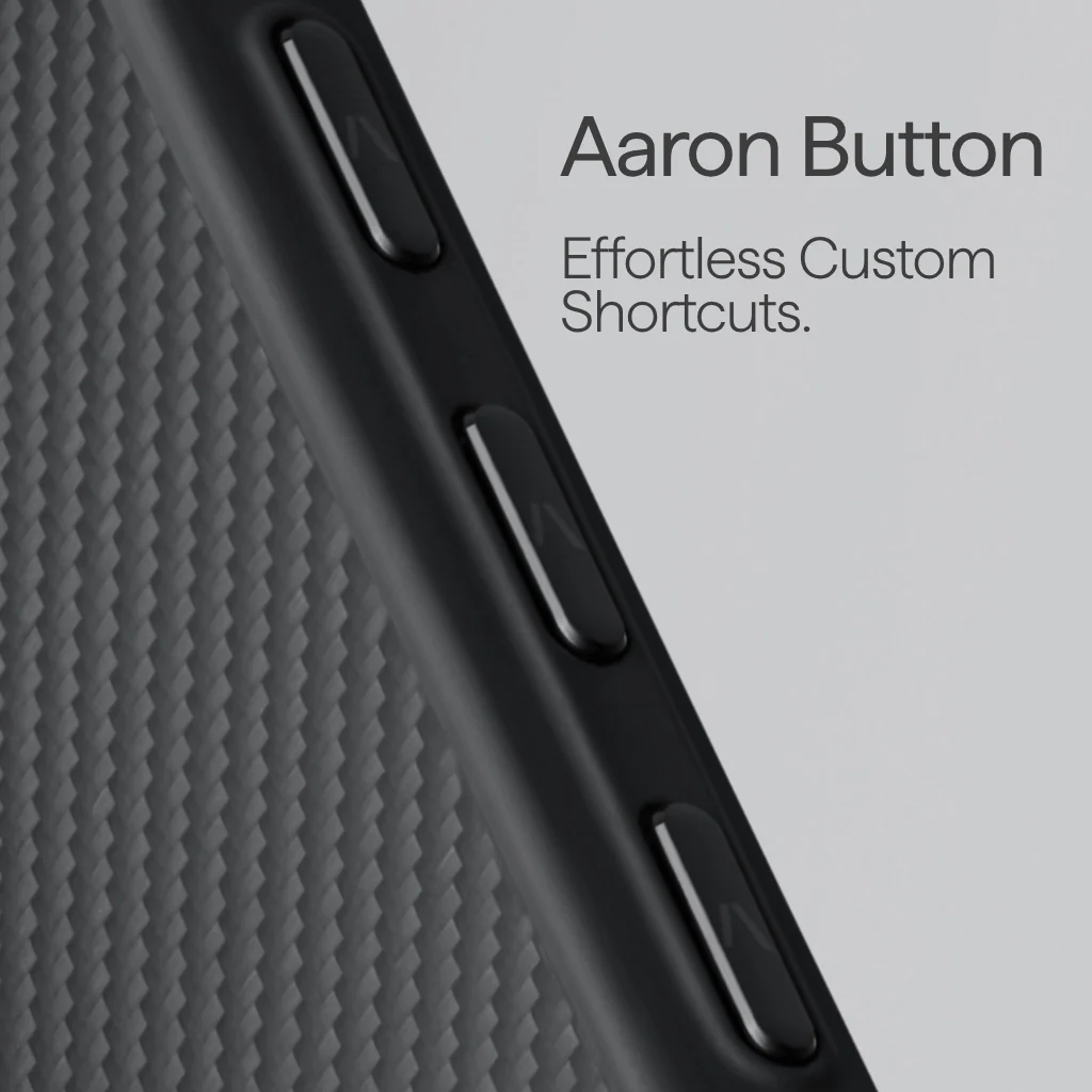 Чехол Pitaka Aramid ProGuard Case with Aaron Button for Samsung Galaxy S26 Ultra - 600D Black/Grey [Twill] (PBS2601U)