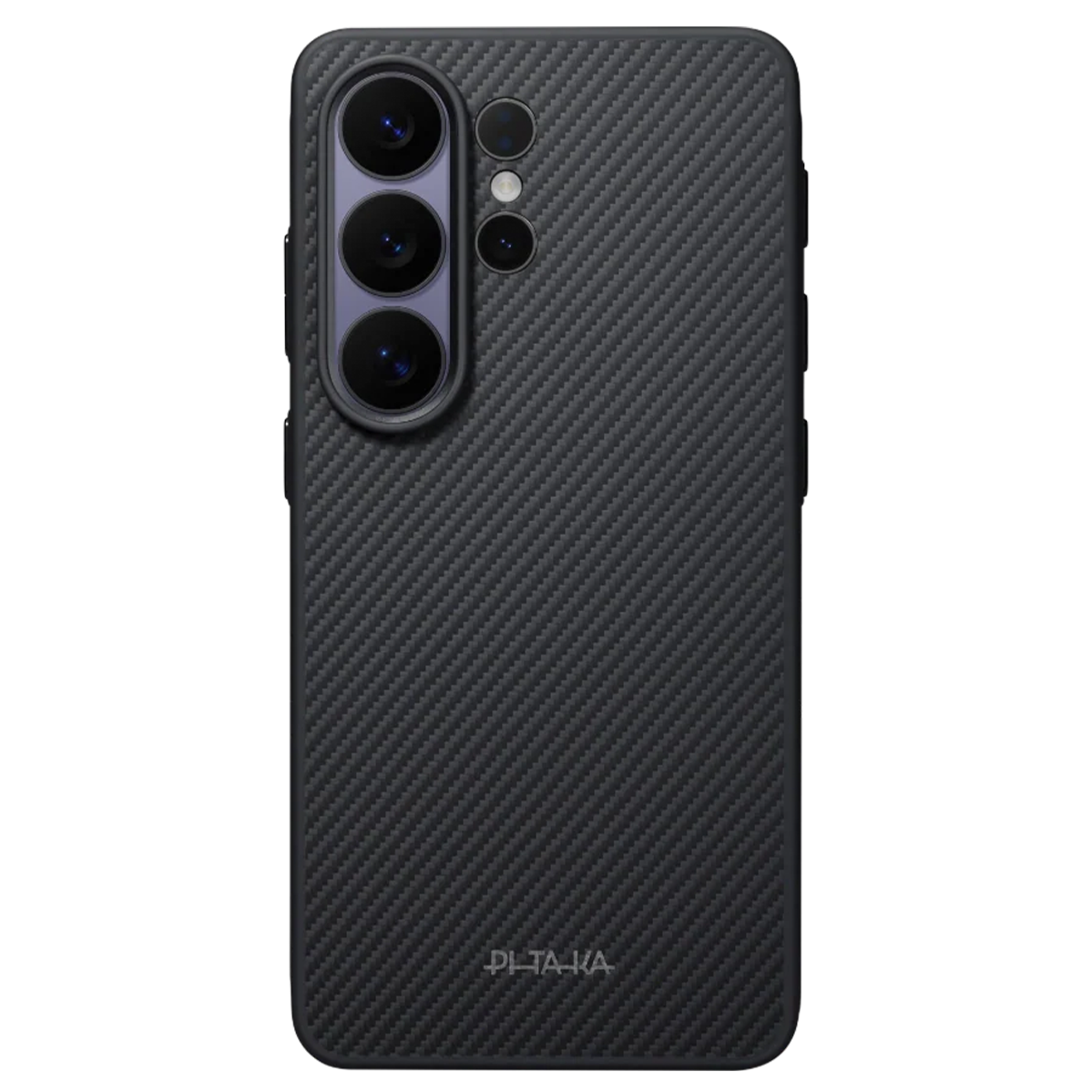 Чехол Pitaka Aramid ProGuard Case with Aaron Button for Samsung Galaxy S26 Ultra - 600D Black/Grey [Twill] (PBS2601U)