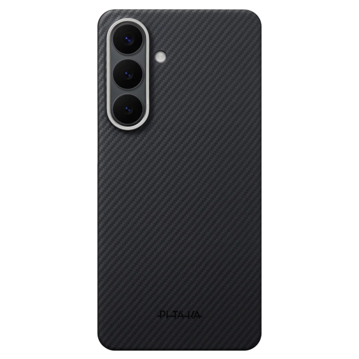 Чехол Pitaka Edge Ultra-Slim Case with Aaron Button for Samsung Galaxy S26 Plus - 600D Black/Grey [Twill] (KS2601S)