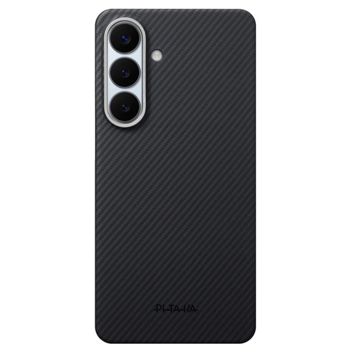 Чехол Pitaka Edge Ultra-Slim Case with Aaron Button for Samsung Galaxy S26 Plus - 600D Black/Grey [Twill] (KS2601S)