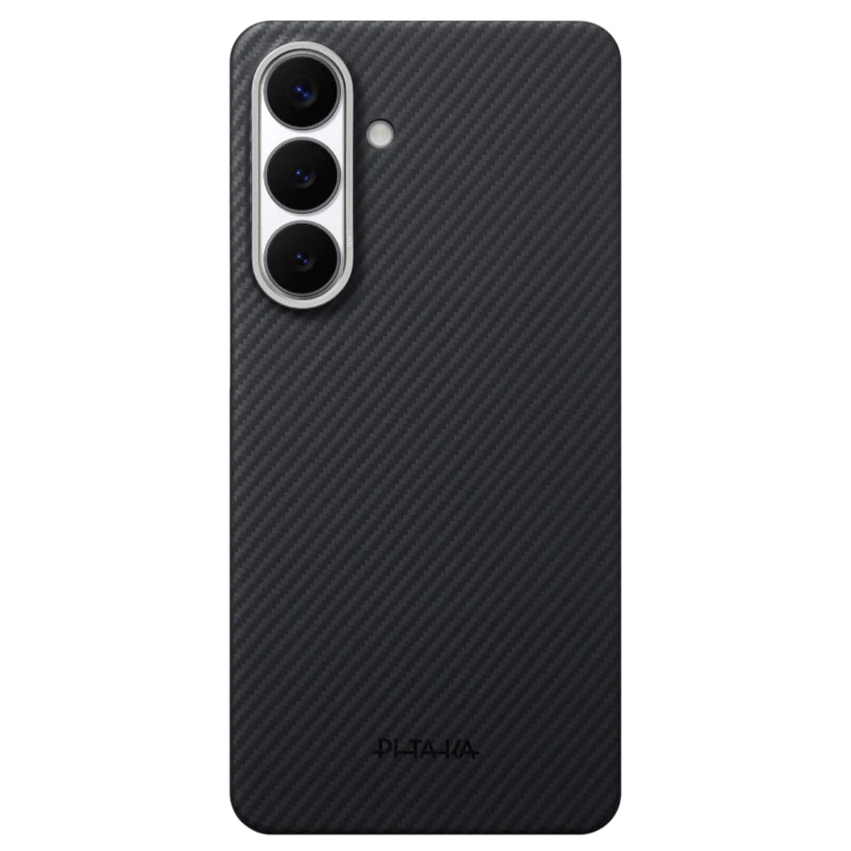 Чехол Pitaka Edge Ultra-Slim Case with Aaron Button for Samsung Galaxy S26 Plus - 600D Black/Grey [Twill] (KS2601S)