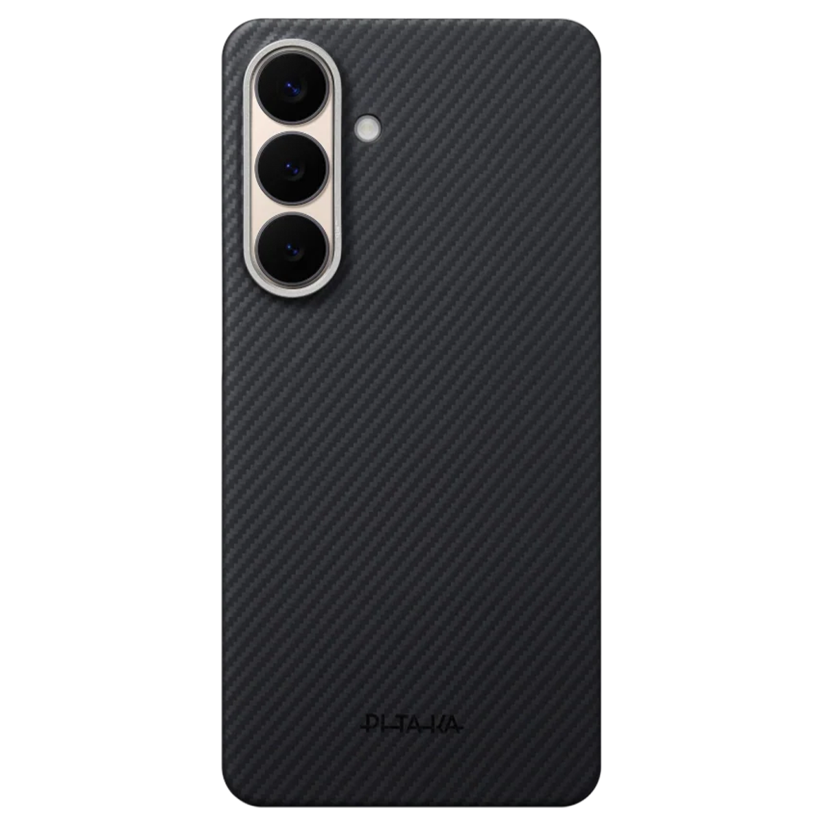 Чехол Pitaka Edge Ultra-Slim Case with Aaron Button for Samsung Galaxy S26 Plus - 600D Black/Grey [Twill] (KS2601S)