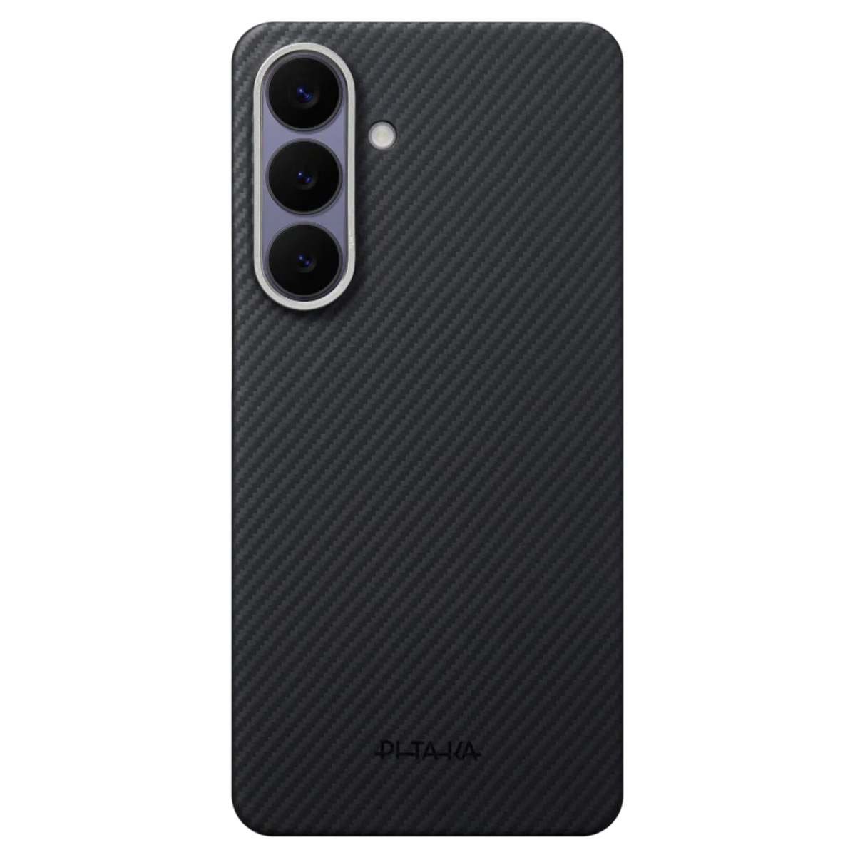 Чехол Pitaka Edge Ultra-Slim Case with Aaron Button for Samsung Galaxy S26 Plus - 600D Black/Grey [Twill] (KS2601S)