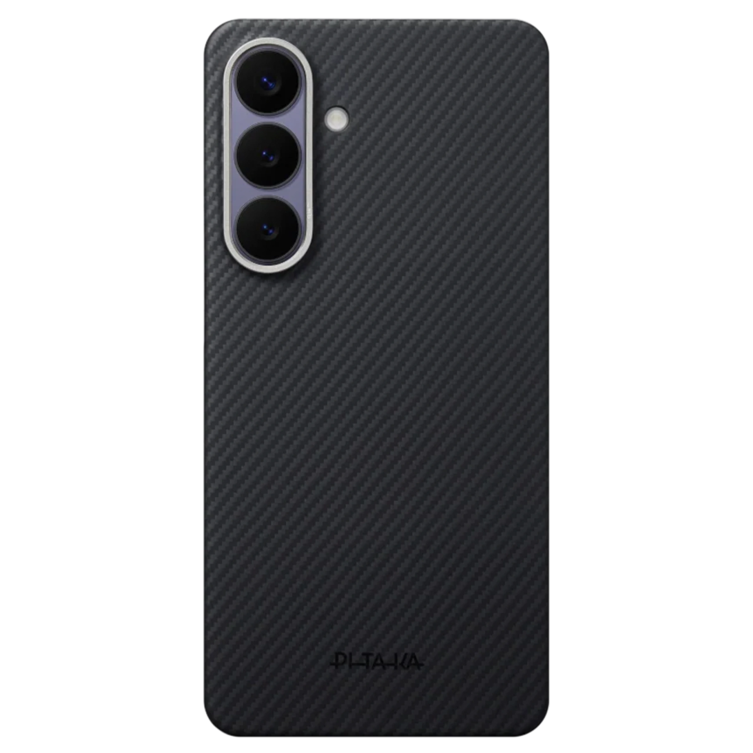 Чехол Pitaka Edge Ultra-Slim Case with Aaron Button for Samsung Galaxy S26 Plus - 600D Black/Grey [Twill] (KS2601S)