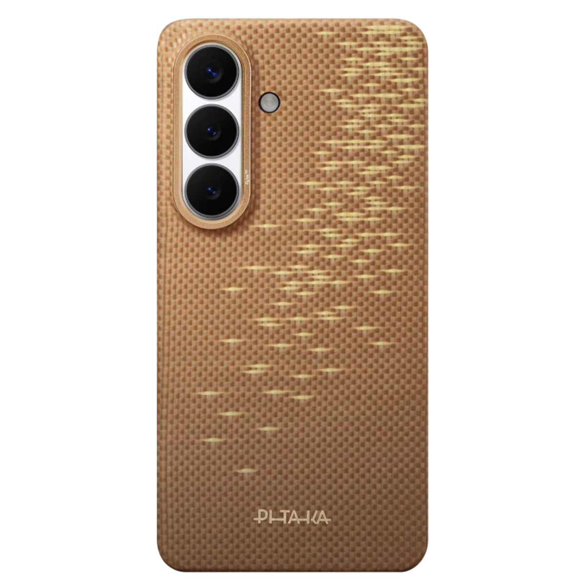 Чехол Pitaka Edge Ultra-Slim Case with Aaron Button for Samsung Galaxy S26 - Golden Glint