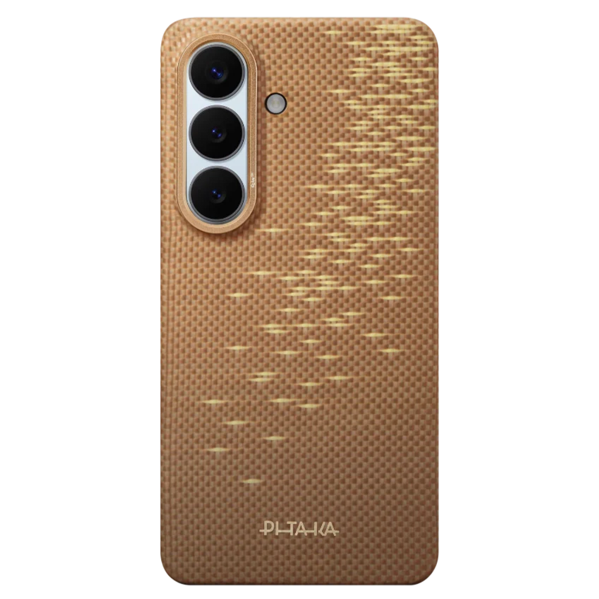Чехол Pitaka Edge Ultra-Slim Case with Aaron Button for Samsung Galaxy S26 - Golden Glint
