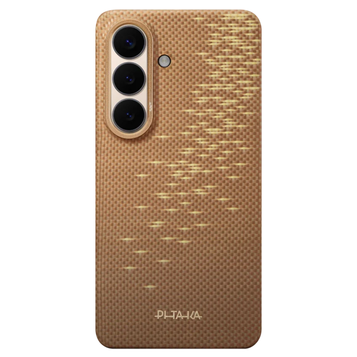 Чехол Pitaka Edge Ultra-Slim Case with Aaron Button for Samsung Galaxy S26 - Golden Glint