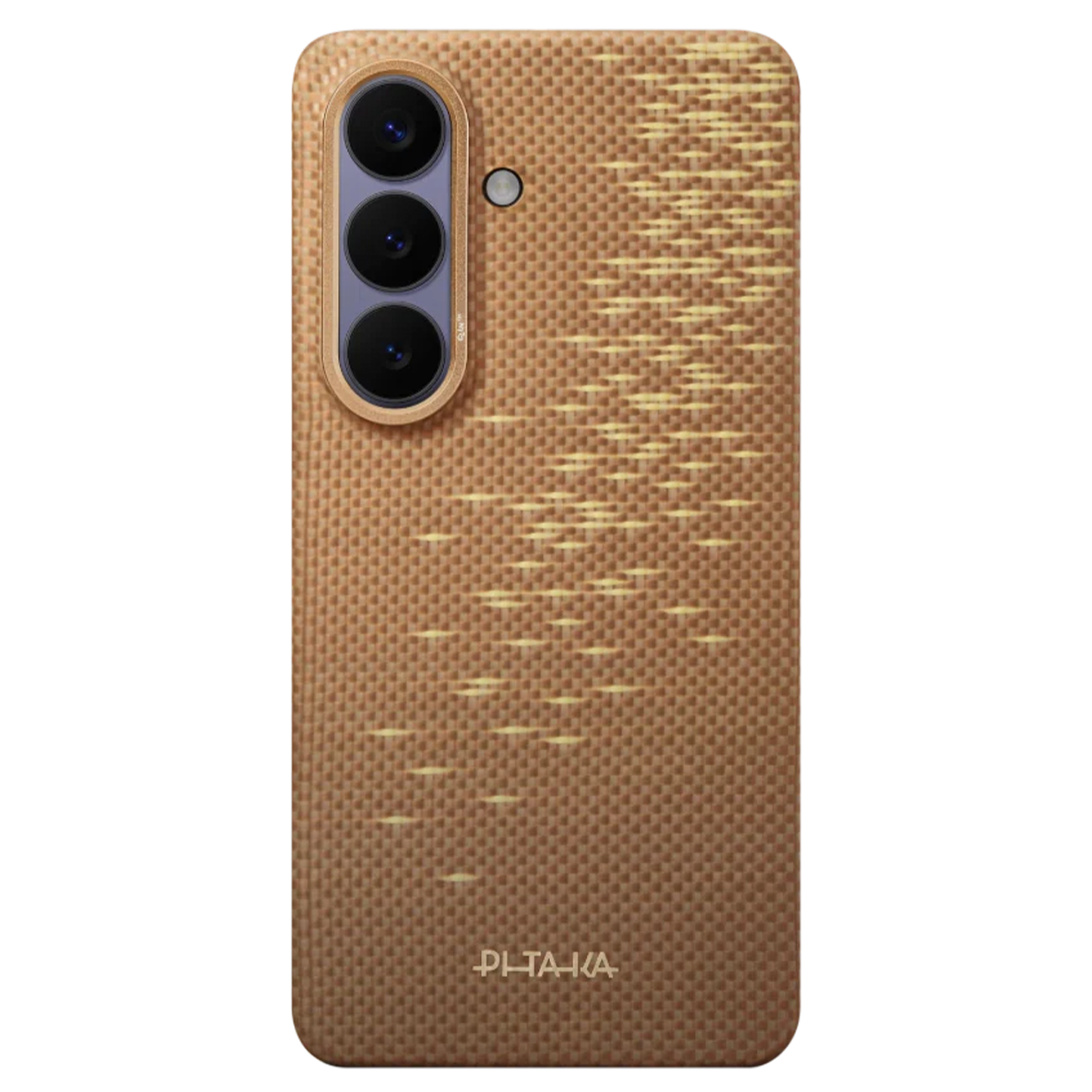 Чехол Pitaka Edge Ultra-Slim Case with Aaron Button for Samsung Galaxy S26 - Golden Glint