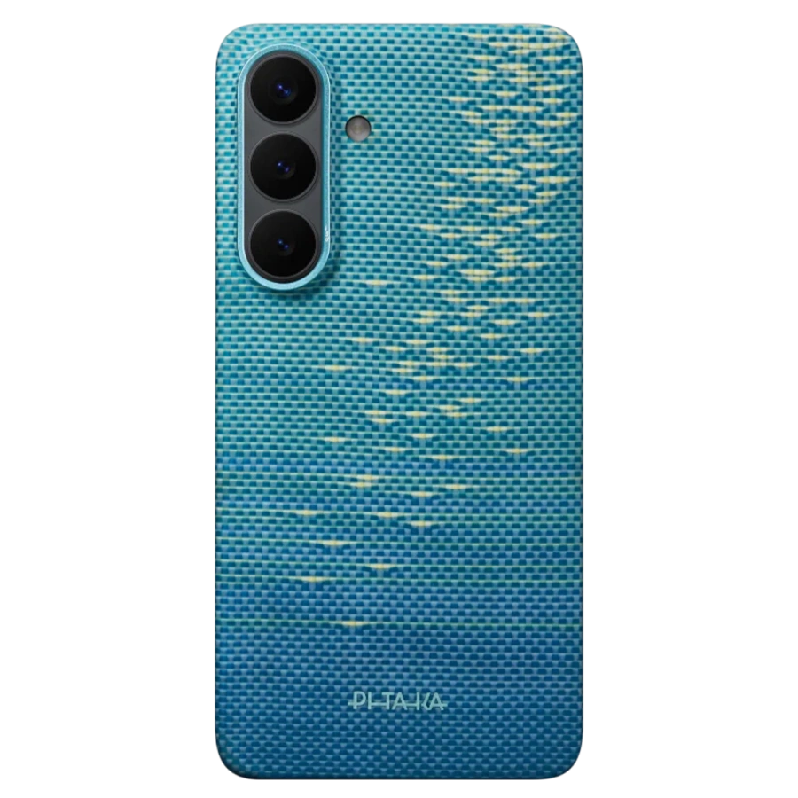 Чехол Pitaka Edge Ultra-Slim Case with Aaron Button for Samsung Galaxy S26 Plus - Lucid Blue