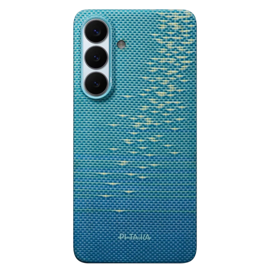 Чехол Pitaka Edge Ultra-Slim Case with Aaron Button for Samsung Galaxy S26 Plus - Lucid Blue