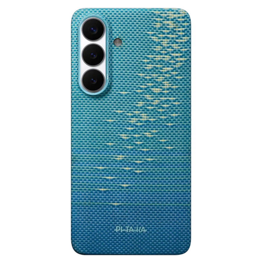 Чехол Pitaka Edge Ultra-Slim Case with Aaron Button for Samsung Galaxy S26 Plus - Lucid Blue