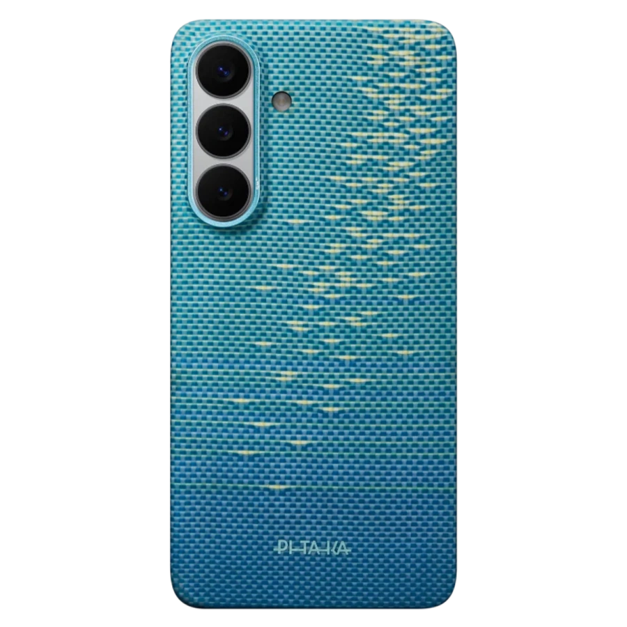 Чехол Pitaka Edge Ultra-Slim Case with Aaron Button for Samsung Galaxy S26 Plus - Lucid Blue