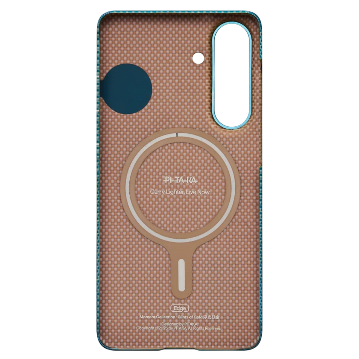 Чехол Pitaka Edge Ultra-Slim Case with Aaron Button for Samsung Galaxy S26 Plus - Lucid Blue