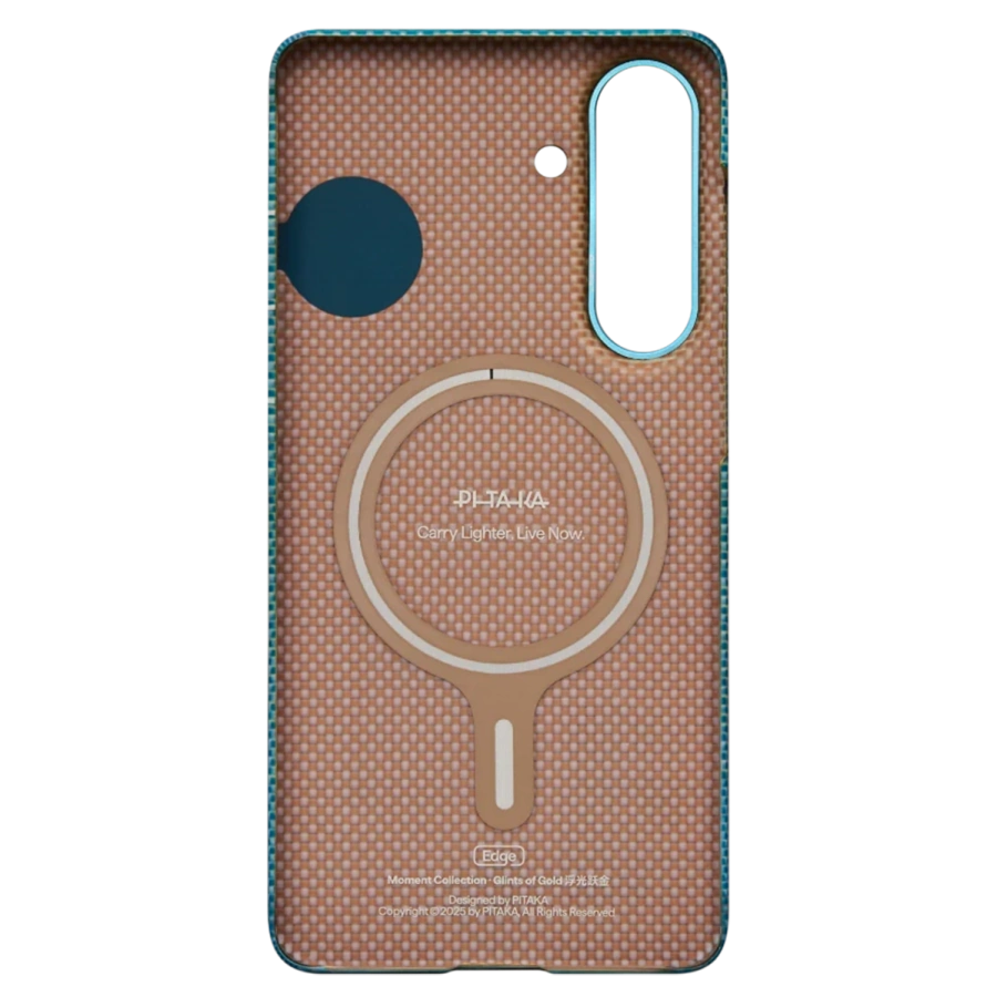 Чехол Pitaka Edge Ultra-Slim Case with Aaron Button for Samsung Galaxy S26 Plus - Lucid Blue