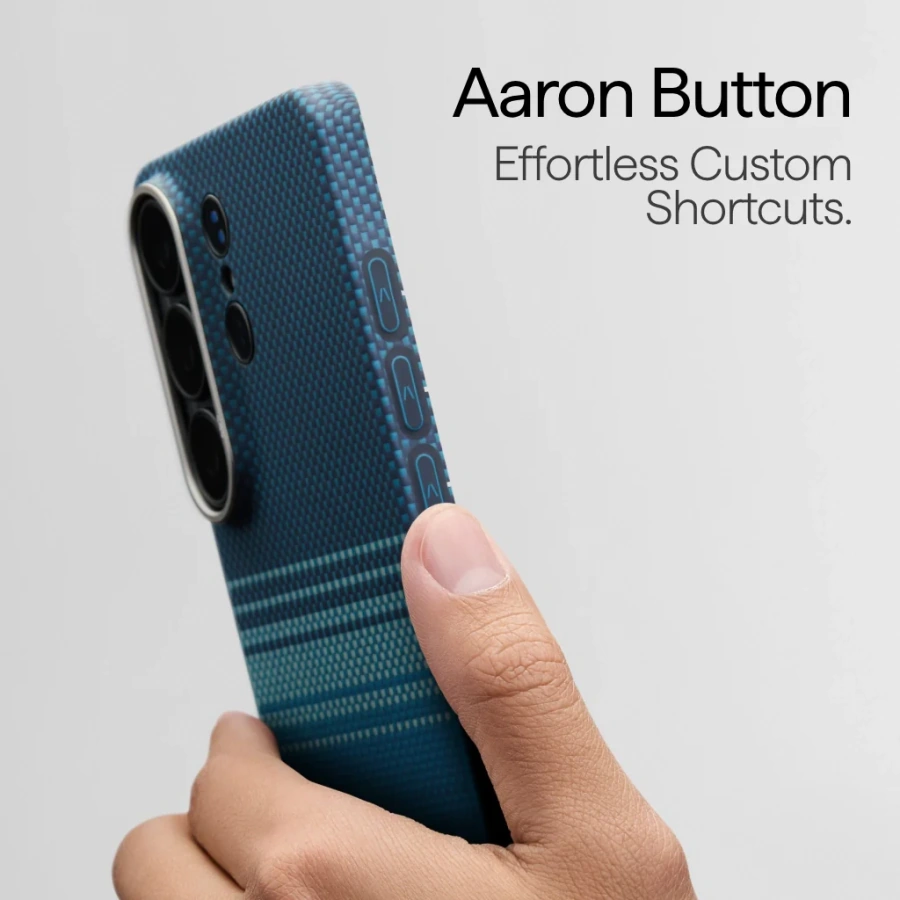 Чехол Pitaka Edge Ultra-Slim Case with Aaron Button for Samsung Galaxy S26 - Moonrise (KS2602)