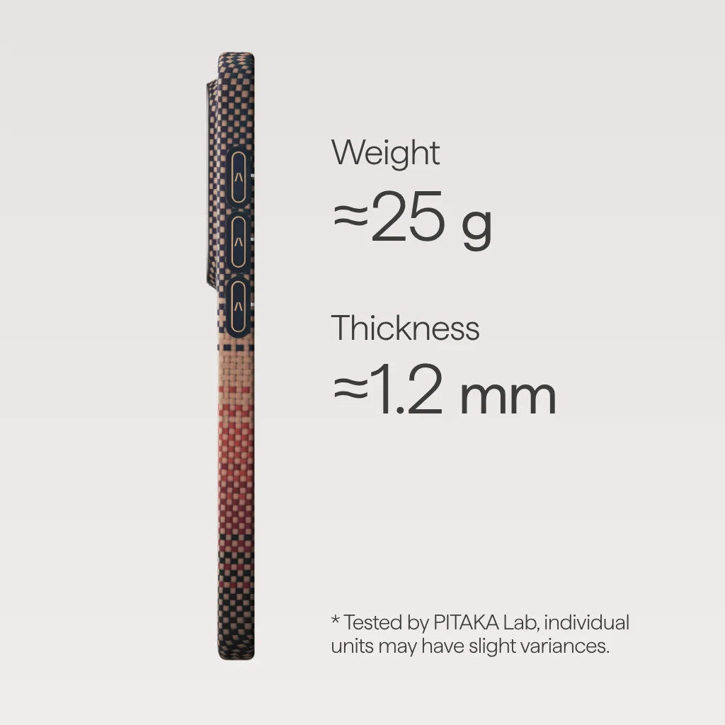 Чехол Pitaka Edge Ultra-Slim Case with Aaron Button for Samsung Galaxy S26 Plus - Sunset (KS2603S)