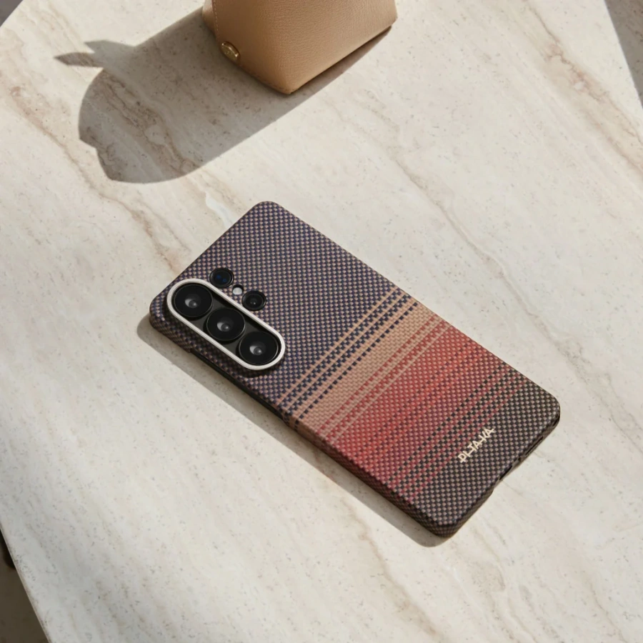 Чехол Pitaka Edge Ultra-Slim Case with Aaron Button for Samsung Galaxy S26 Plus - Sunset (KS2603S)