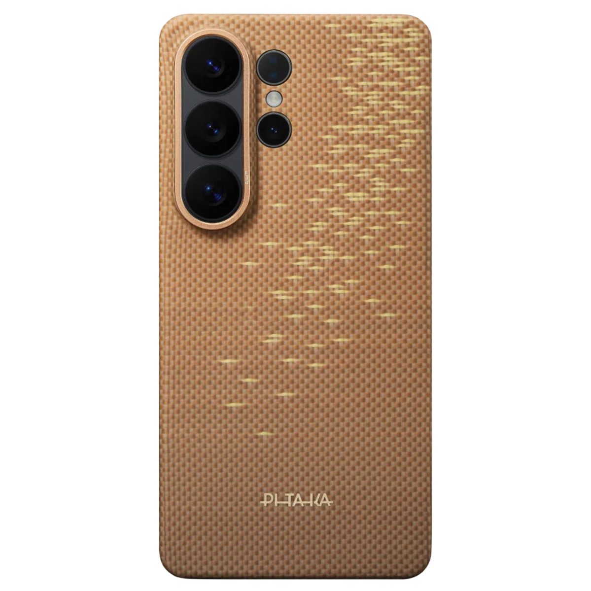 Чехол Pitaka Edge Ultra-Slim Case with Aaron Button for Samsung Galaxy S26 Ultra - Golden Glint (KS2606U)