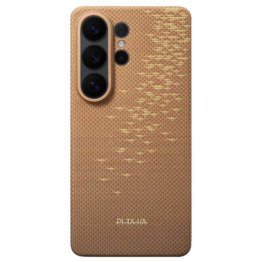 Чохол Pitaka Edge Ultra-Slim Case with Aaron Button for Samsung Galaxy S26 Ultra - Golden Glint (KS2606U)