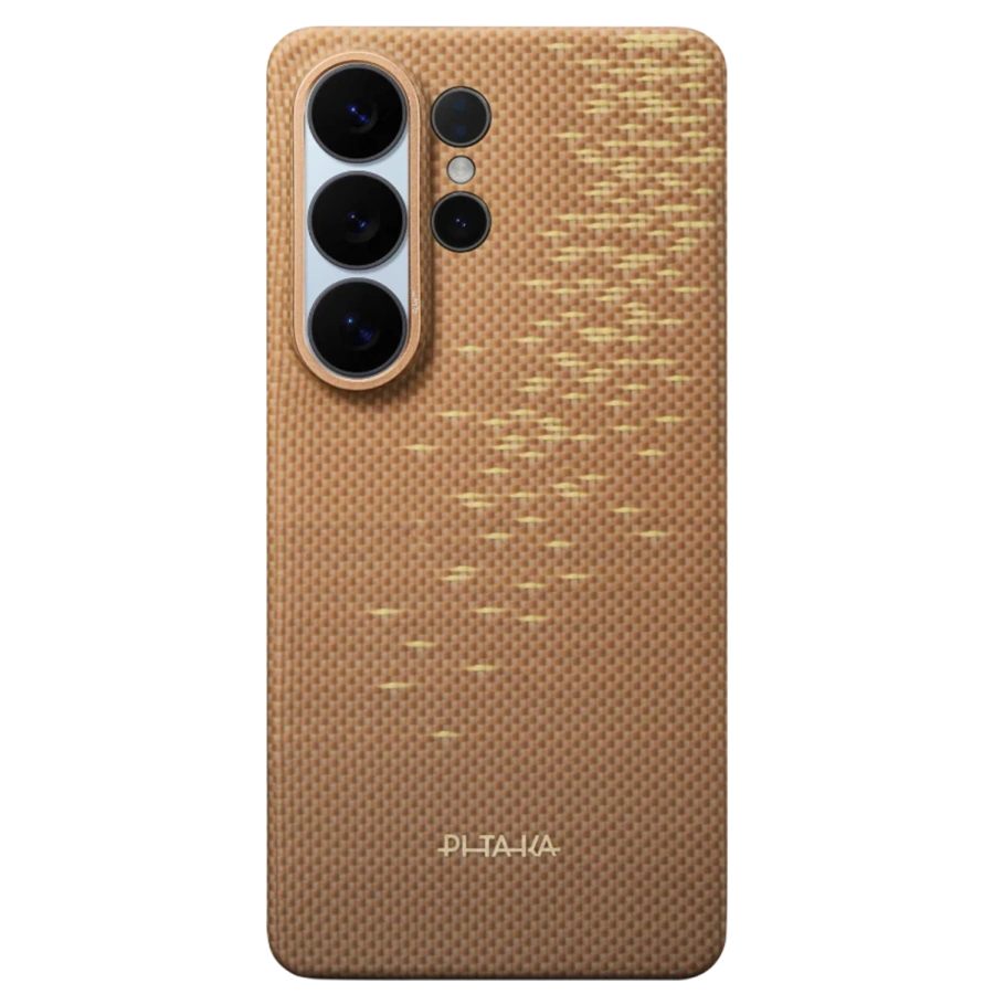 Чохол Pitaka Edge Ultra-Slim Case with Aaron Button for Samsung Galaxy S26 Ultra - Golden Glint (KS2606U)