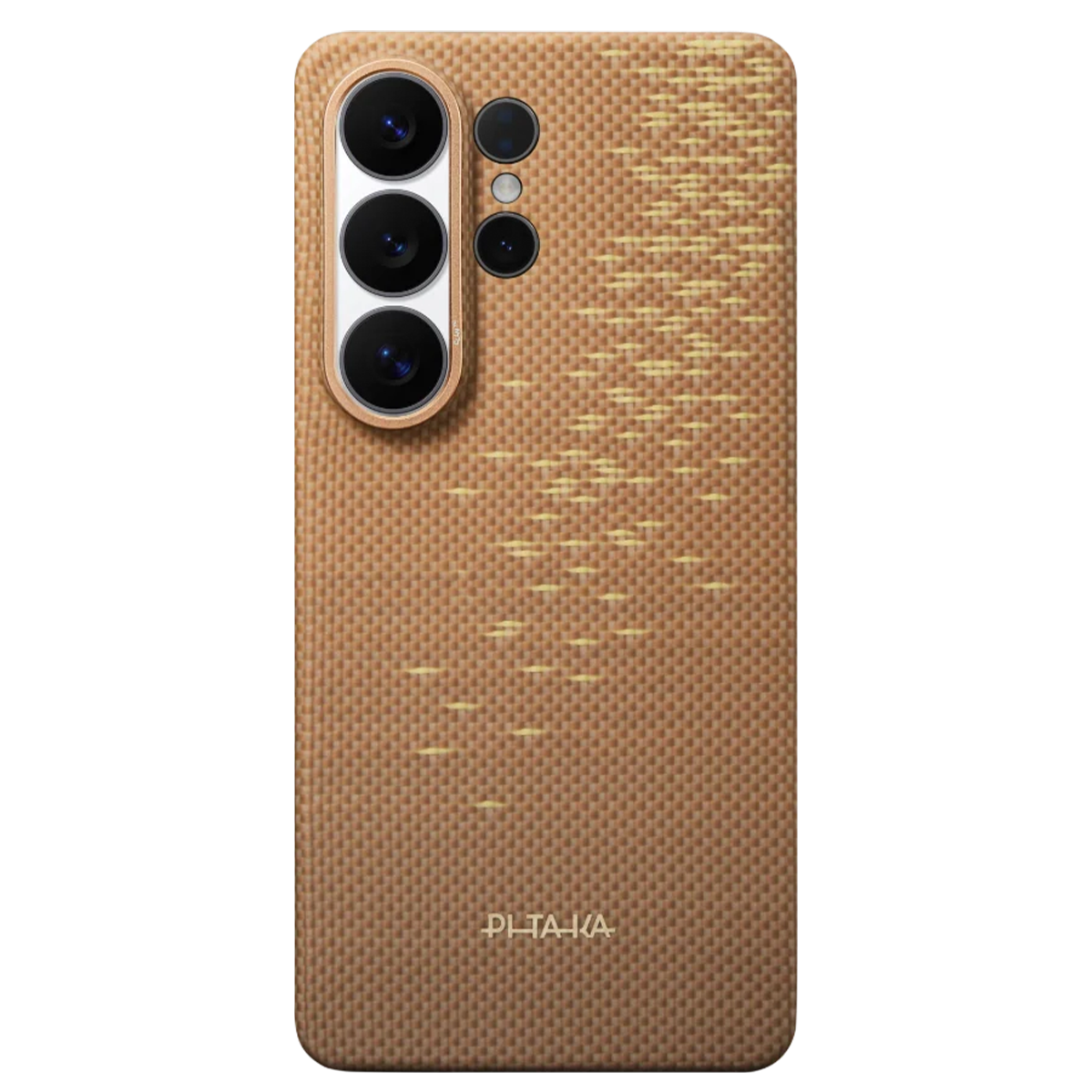 Чехол Pitaka Edge Ultra-Slim Case with Aaron Button for Samsung Galaxy S26 Ultra - Golden Glint (KS2606U)