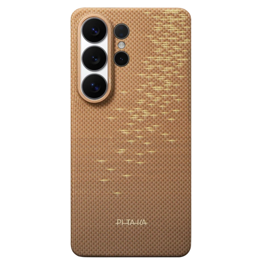 Чохол Pitaka Edge Ultra-Slim Case with Aaron Button for Samsung Galaxy S26 Ultra - Golden Glint (KS2606U)