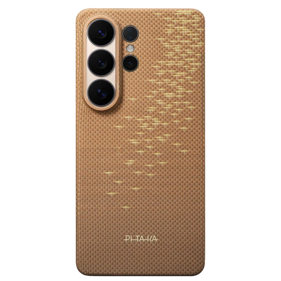 Чохол Pitaka Edge Ultra-Slim Case with Aaron Button for Samsung Galaxy S26 Ultra - Golden Glint (KS2606U)