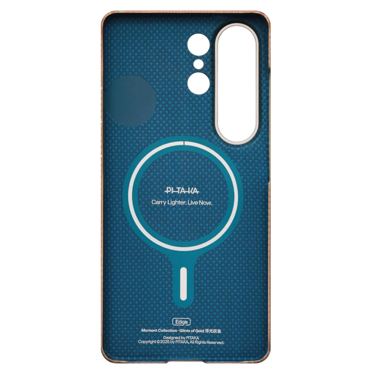 Чехол Pitaka Edge Ultra-Slim Case with Aaron Button for Samsung Galaxy S26 Ultra - Golden Glint (KS2606U)