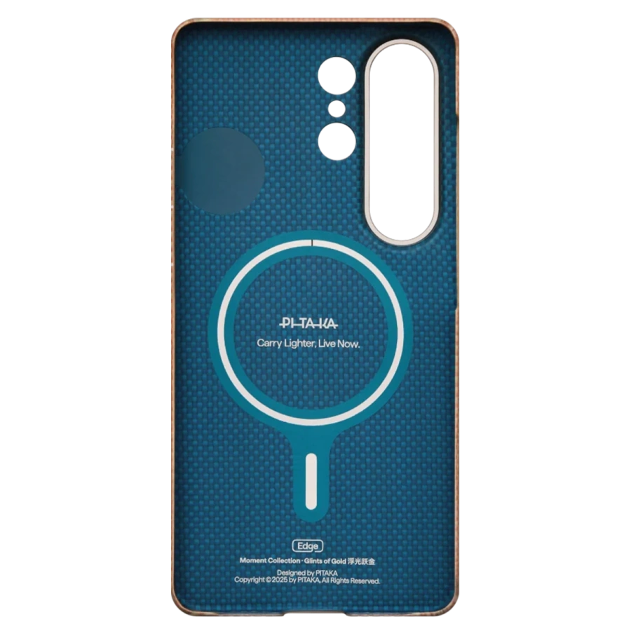 Чохол Pitaka Edge Ultra-Slim Case with Aaron Button for Samsung Galaxy S26 Ultra - Golden Glint (KS2606U)