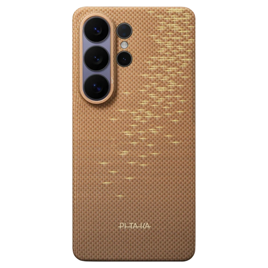 Чохол Pitaka Edge Ultra-Slim Case with Aaron Button for Samsung Galaxy S26 Ultra - Golden Glint (KS2606U)