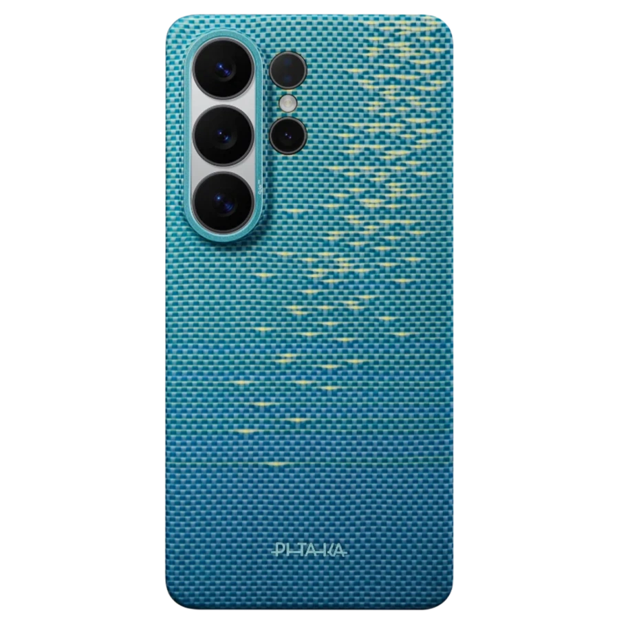 Чехол Pitaka Edge Ultra-Slim Case with Aaron Button for Samsung Galaxy S26 Ultra - Lucid Blue (KS2607U)