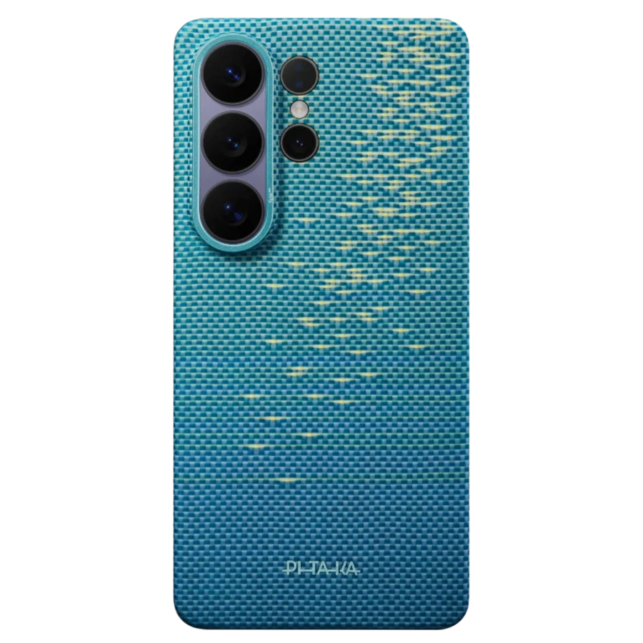 Чехол Pitaka Edge Ultra-Slim Case with Aaron Button for Samsung Galaxy S26 Ultra - Lucid Blue (KS2607U)