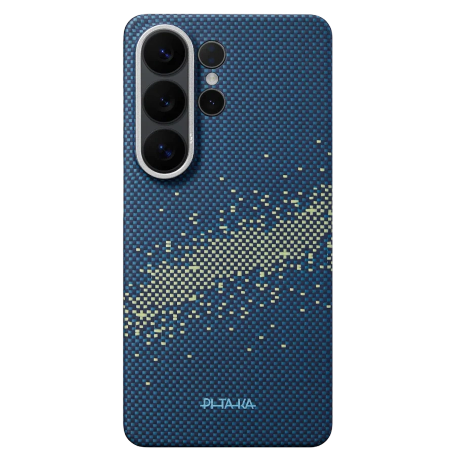Чехол Pitaka Edge Ultra-Slim Case with Aaron Button for Samsung Galaxy S26 Ultra - Milky Way Galaxy (KS2605U)
