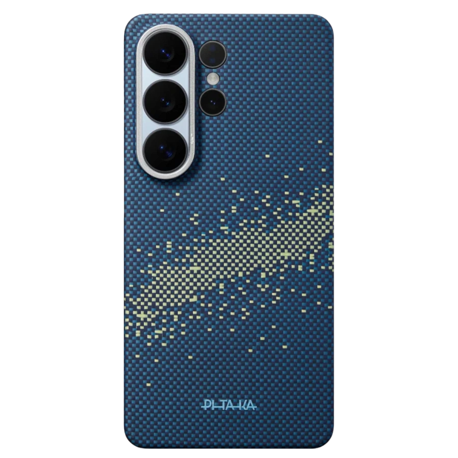 Чехол Pitaka Edge Ultra-Slim Case with Aaron Button for Samsung Galaxy S26 Ultra - Milky Way Galaxy (KS2605U)