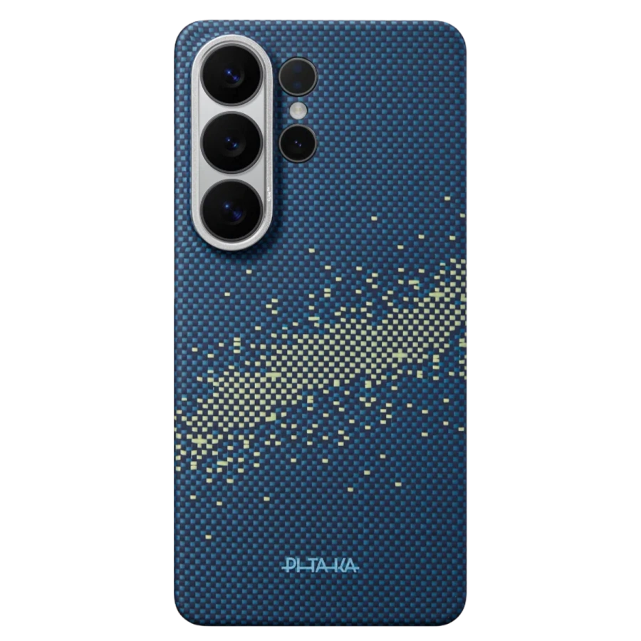 Чехол Pitaka Edge Ultra-Slim Case with Aaron Button for Samsung Galaxy S26 Ultra - Milky Way Galaxy (KS2605U)