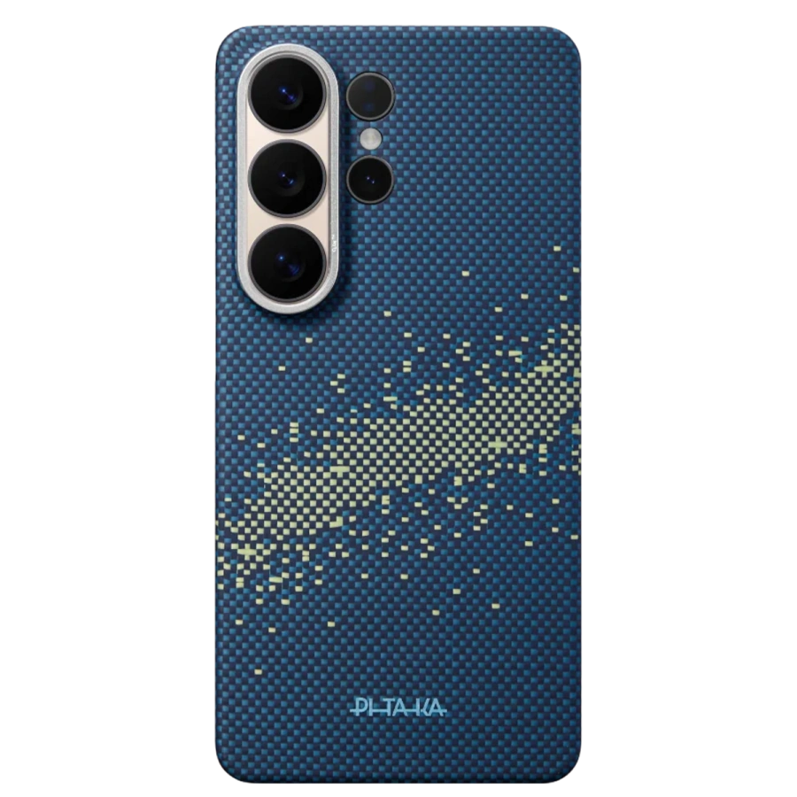 Чехол Pitaka Edge Ultra-Slim Case with Aaron Button for Samsung Galaxy S26 Ultra - Milky Way Galaxy (KS2605U)
