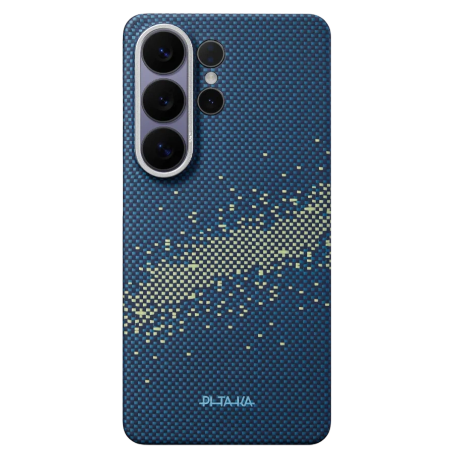 Чехол Pitaka Edge Ultra-Slim Case with Aaron Button for Samsung Galaxy S26 Ultra - Milky Way Galaxy (KS2605U)