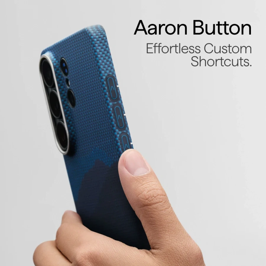 Чехол Pitaka Edge Ultra-Slim Case with Aaron Button for Samsung Galaxy S26 Ultra - Over The Horizon (KS2604U)