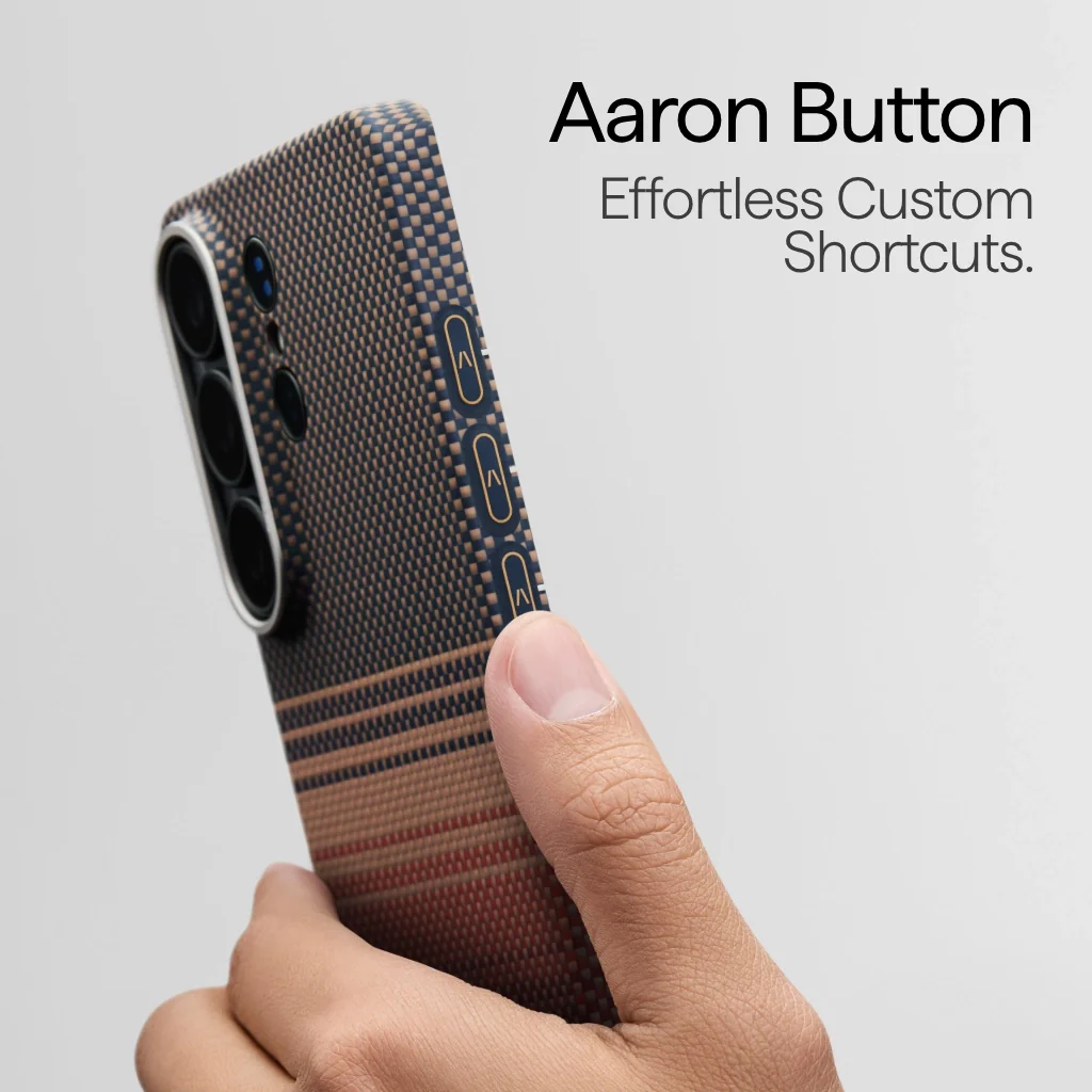 Чохол Pitaka Edge Ultra-Slim Case with Aaron Button for Samsung Galaxy S26 Ultra - Sunset (KS2603U)