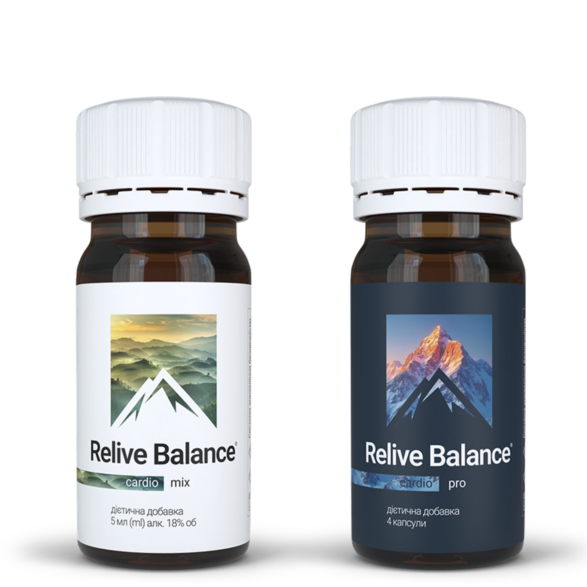 Дієтична добавка Relive Balance Cardio - 60 флаконів/30-денний курс