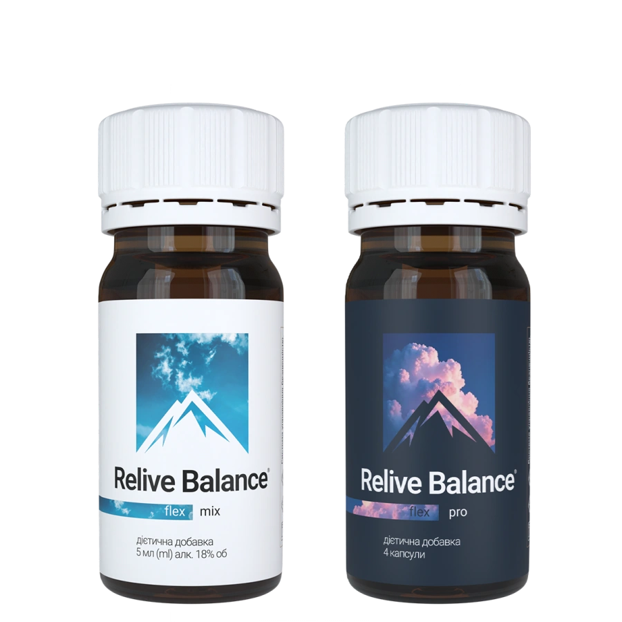 Дієтична добавка Relive Balance Flex - 60 флаконів/30-денний курс