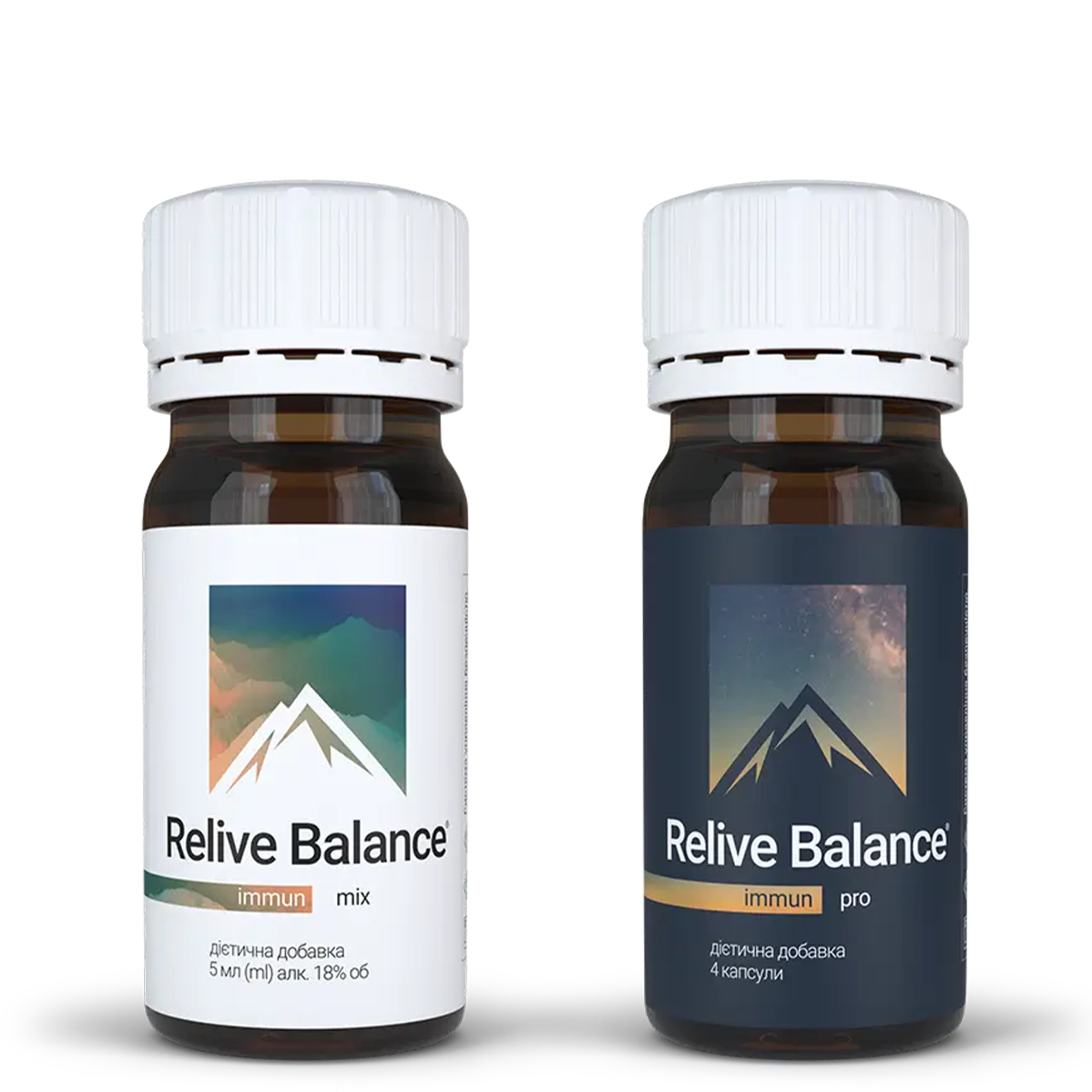 Дієтична добавка Relive Balance Immunity - 60 флаконів/30-денний курс