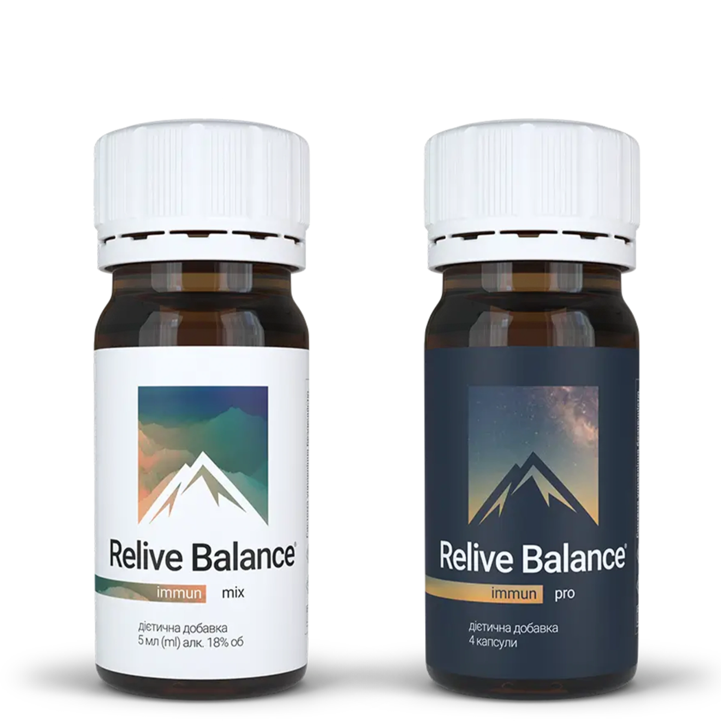 Дієтична добавка Relive Balance Immunity - 60 флаконів/30-денний курс