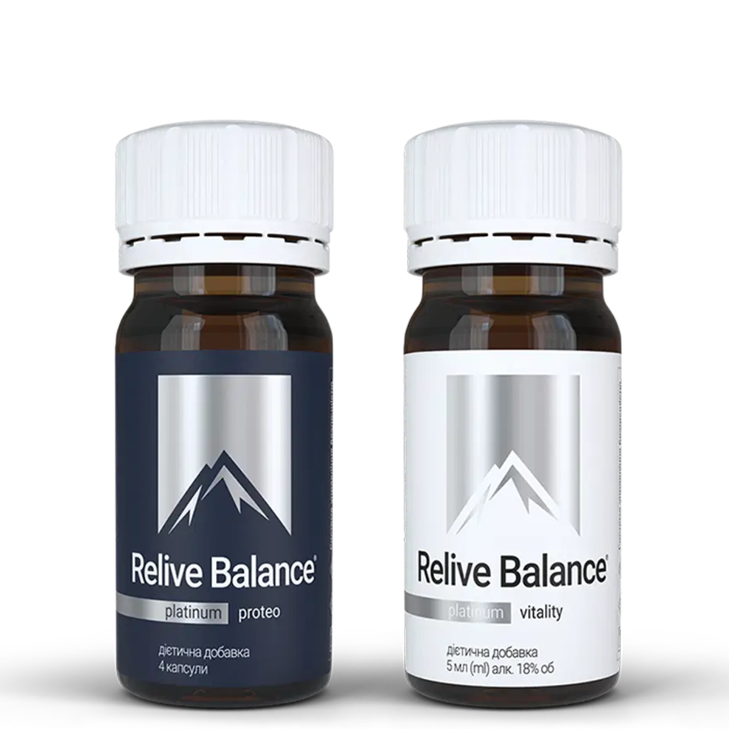 Дієтична добавка Relive Balance Platinum - 60 флаконів/30-денний курс
