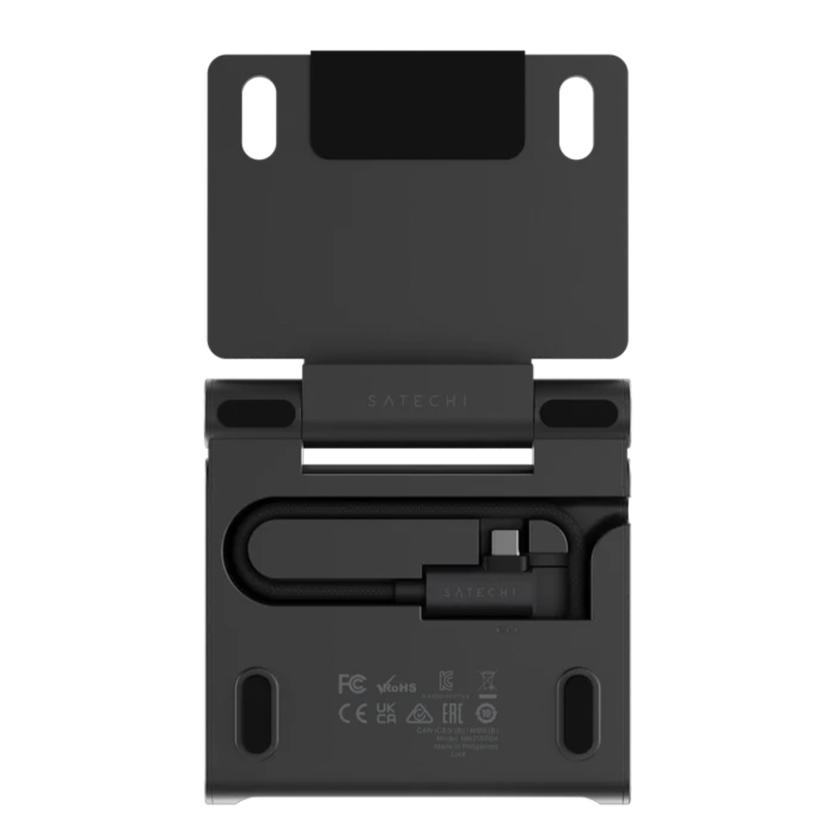 Хаб-підставка для планшета Satechi OntheGo Foldable Stand Hub - Space Black (ST-GOTGFC)