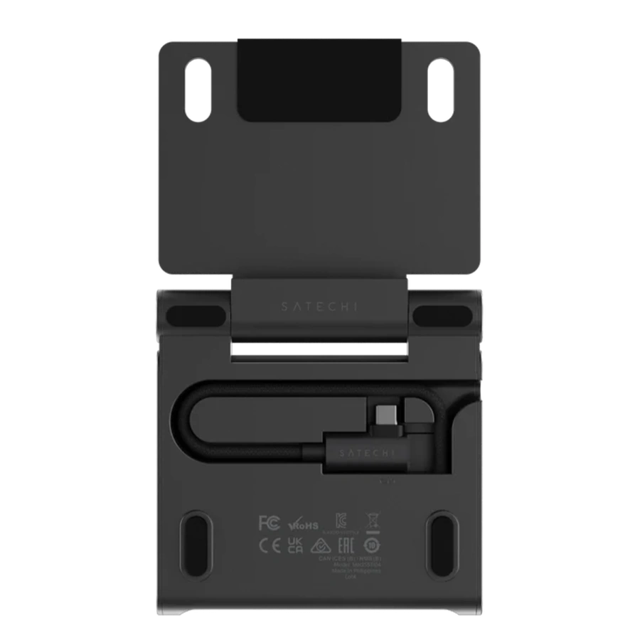Хаб-подставка для планшета Satechi OntheGo Foldable Stand Hub - Space Black (ST-GOTGFC)