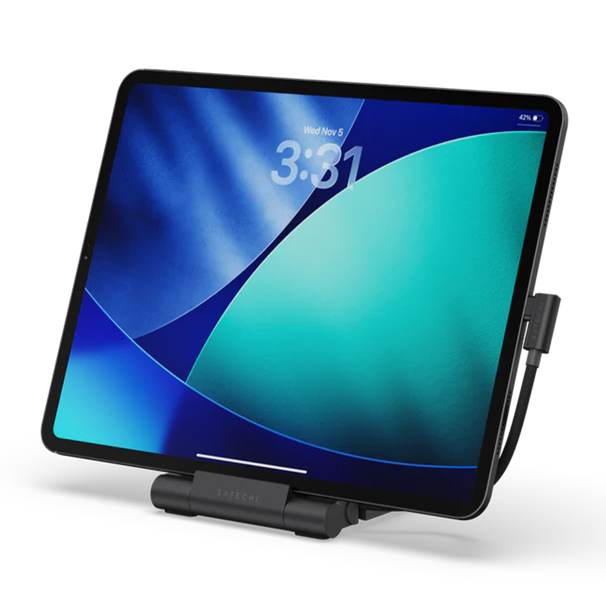 Хаб-підставка для планшета Satechi OntheGo Foldable Stand Hub - Space Black (ST-GOTGFC)